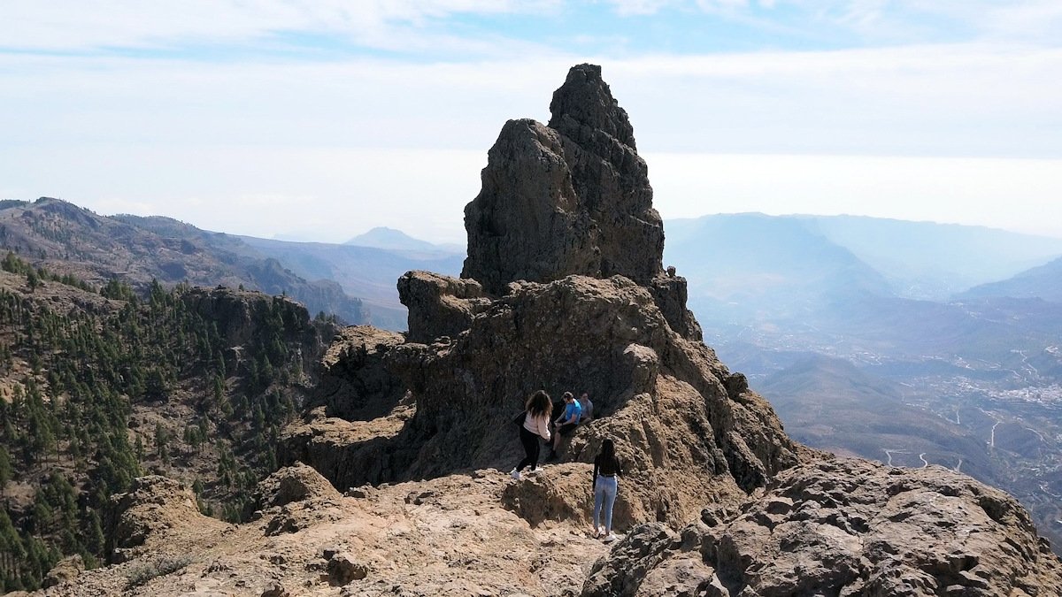 Gran Kanarian korkein kohta Pico de las Nieves