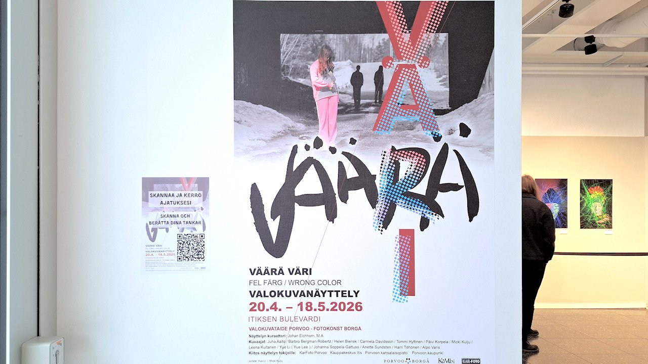Väärä väri valokuvanäyttely