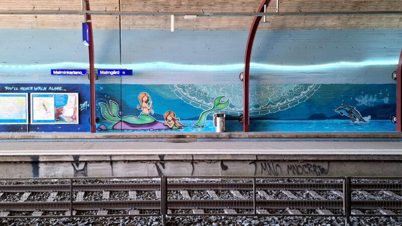 Viimeinen vilkaisu Malmikartanon graffiteille