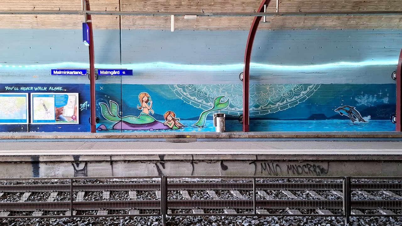 Viimeinen vilkaisu Malmikartanon graffiteille