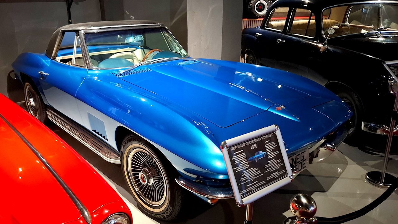 Corvette in the Ammochostos Motor Museum