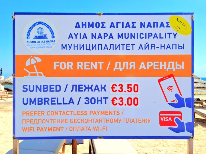 Agia Napan kuusi rantaa