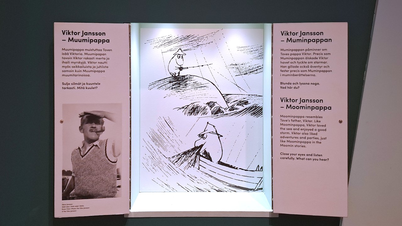 HAM-museo: Viktor oli Muumipappa
