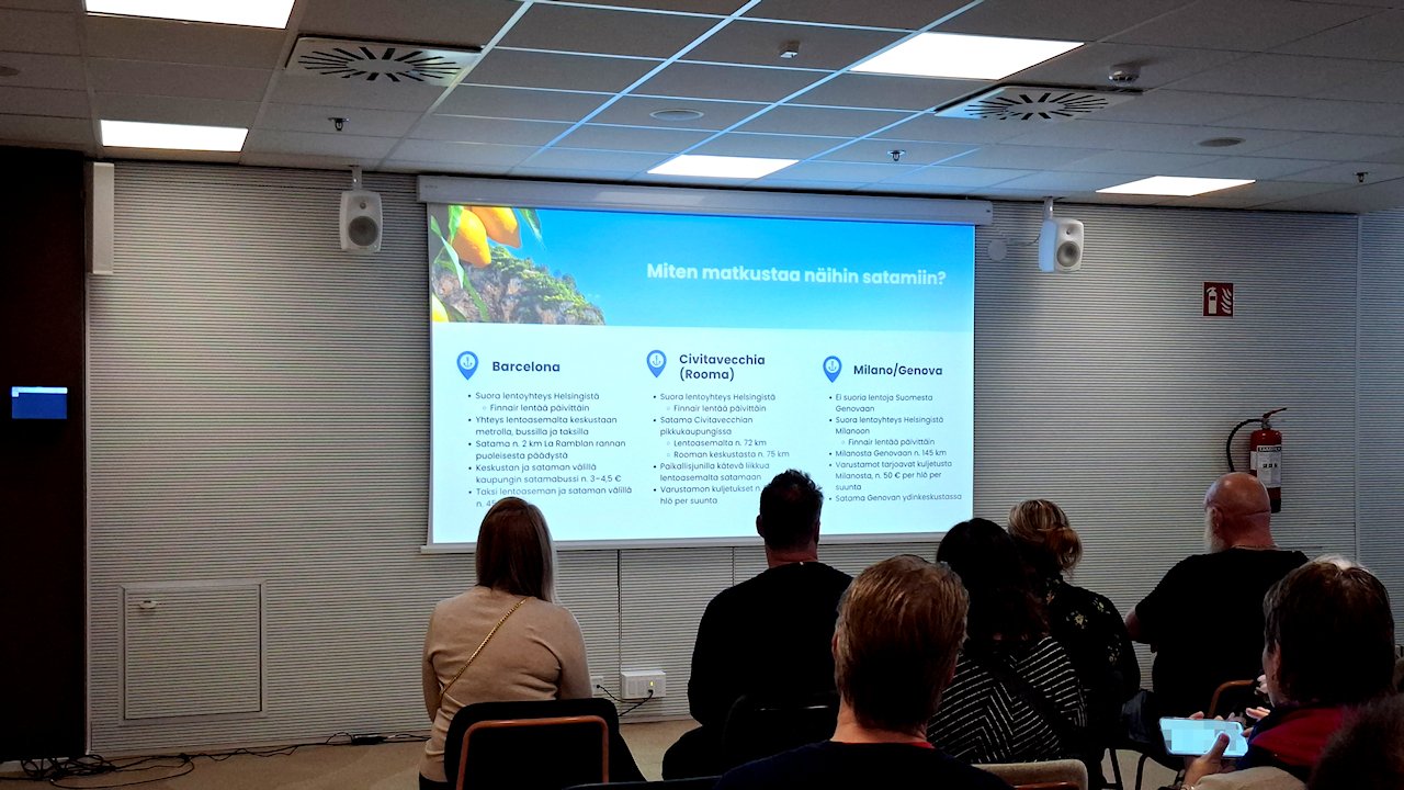 Cruise Expo tarjosi myös paljon informaatiota