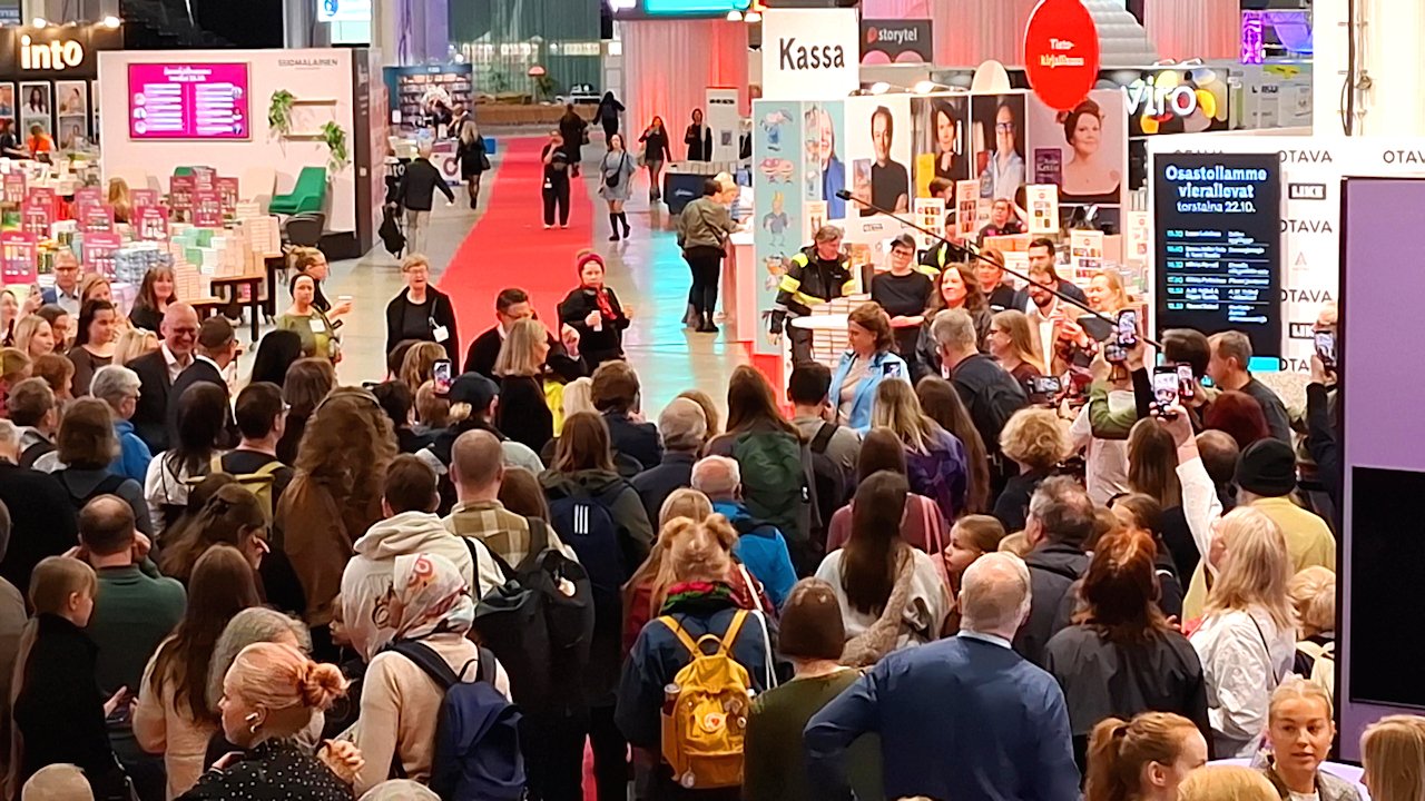 Helsingin kirjamessut 2026 avajaiset